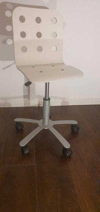 Cadeia de escrítório criança IKEA Jules Branca