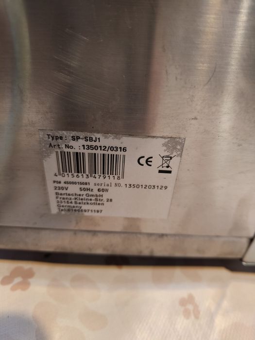 Kruszarka do lodu bartscher 135012