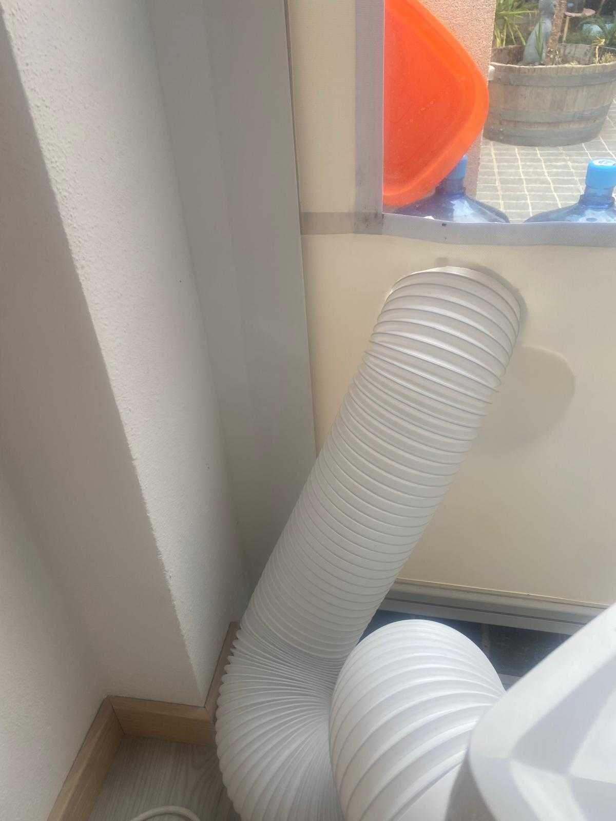 2 Toldos de exterior com porta de fole - 390cm e 260cm + ac portátil