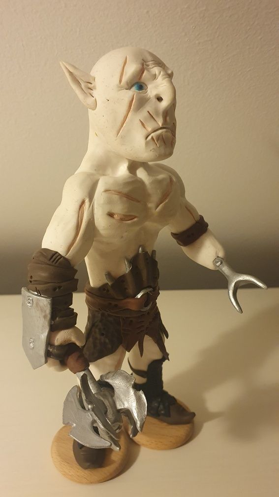 Ork Azog Plugawy figurka z modeliny inspirowane Hobbit