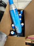 10 x sodastream niebieskie z gwintem pełne