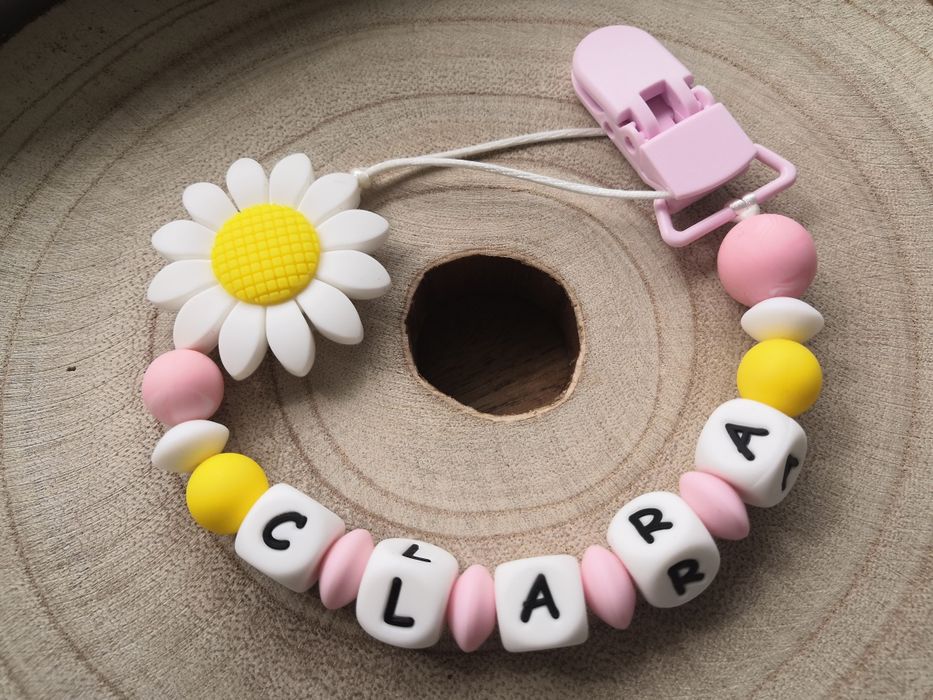 Prende chupetas silicone