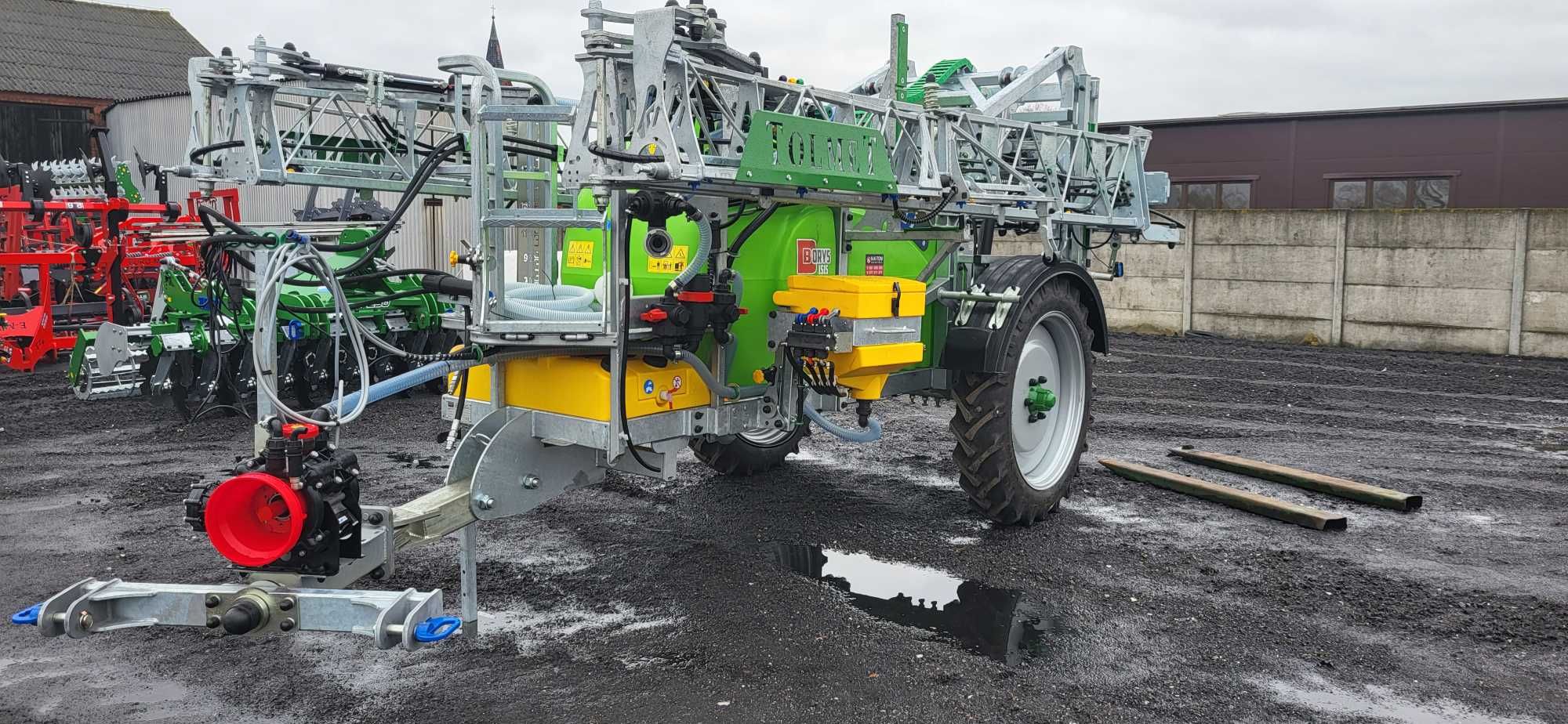 Opryskiwacz Borys hydrauliczna lanca Tolmet zaczepiany na kołach raty