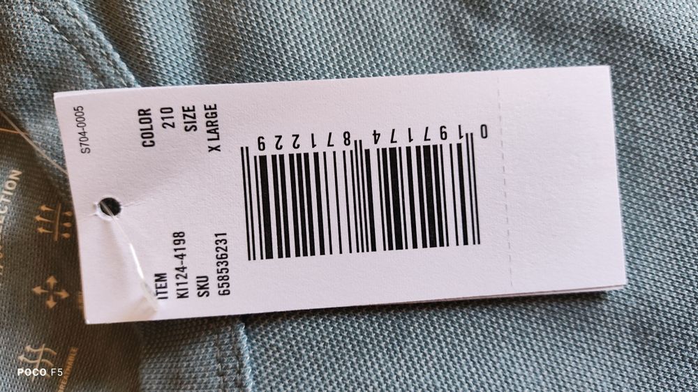 Abercrombie & Fitch pika błękitny t-shirt XL