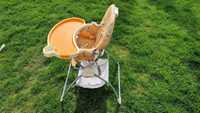 Krzesełko do karmienia dziecka Coneco Dandi, składane, w 100% sprawne