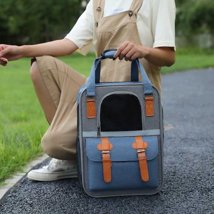 Рюкзак сумка переноска для кота кошки маленькой собаки до 7 кг