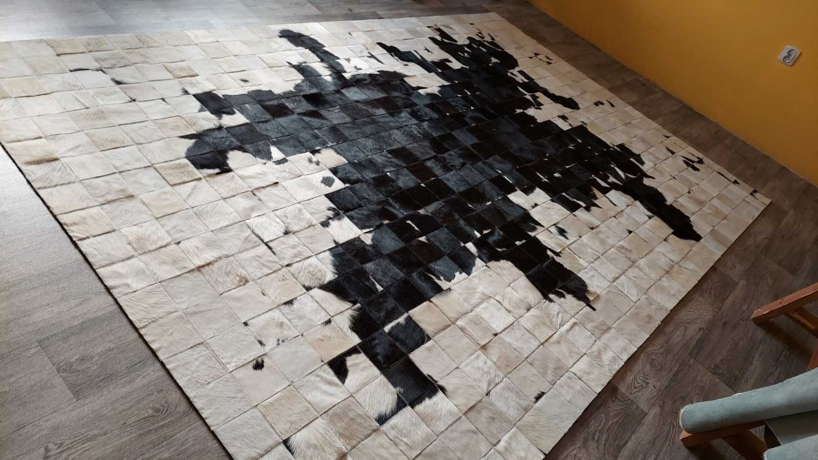Dywan ze skóry bydlęcej Patchwork 120 cm x 180 cm