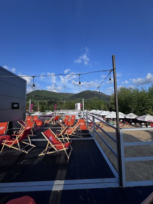 Kontener Kontenery BAR gastronomiczne taras schody 4 Wc zaplecze