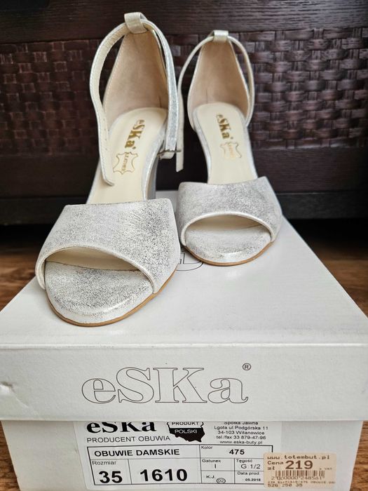 Buty na szpilce, nowe, rozmiar 35.