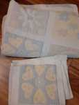 Narzuta 300x220 patchwork dekoracyjna z poszewką 76x58