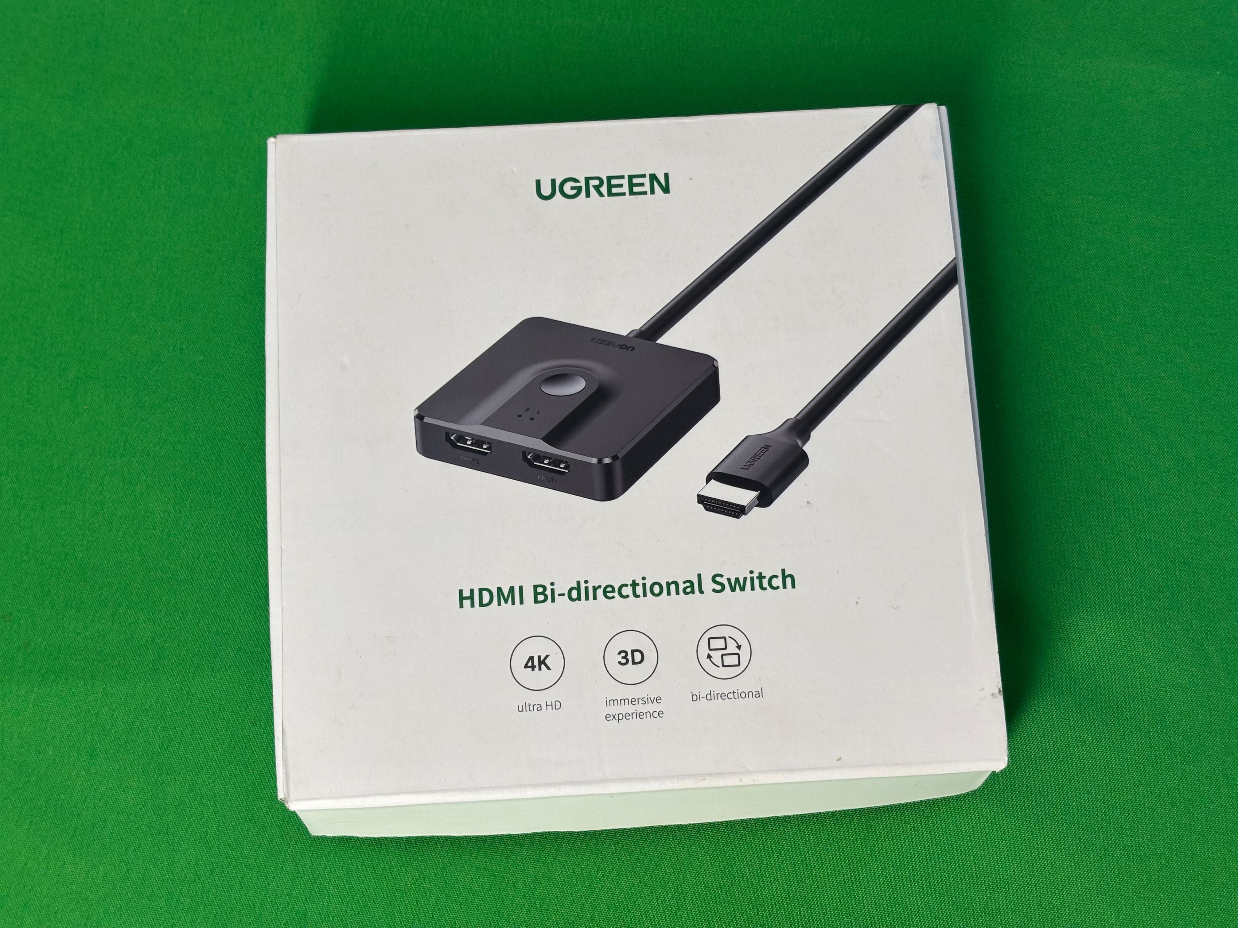 Сплітер Ugreen HDMI 2.0 двоспрямований перемикач switch