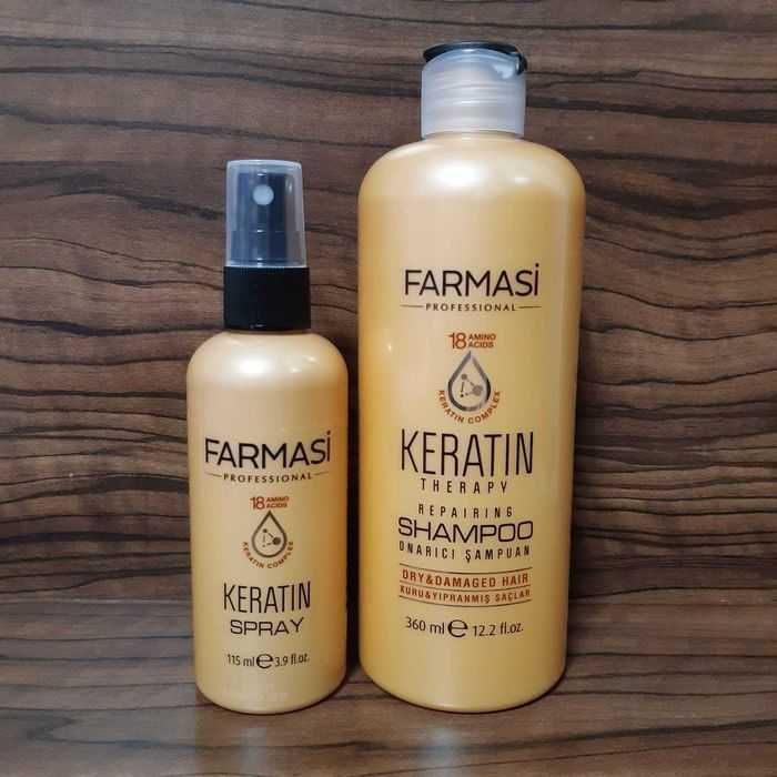 Szampon i spray z Keratyna Farmasi