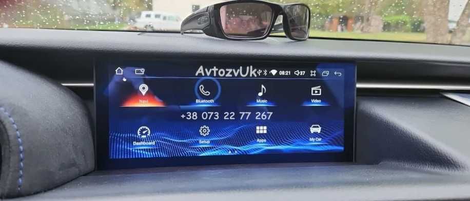 Android IS IS250 LEXUS NX NX200 AZ10 NX300 GPS Лексус CarPlay Монитор