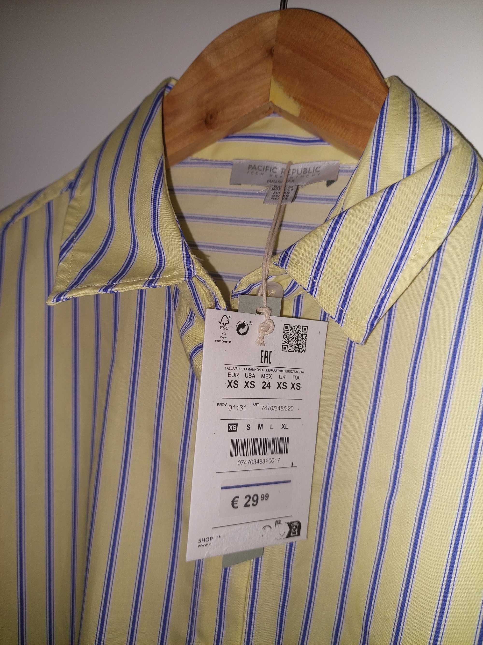 Camisa mulher com etiqueta