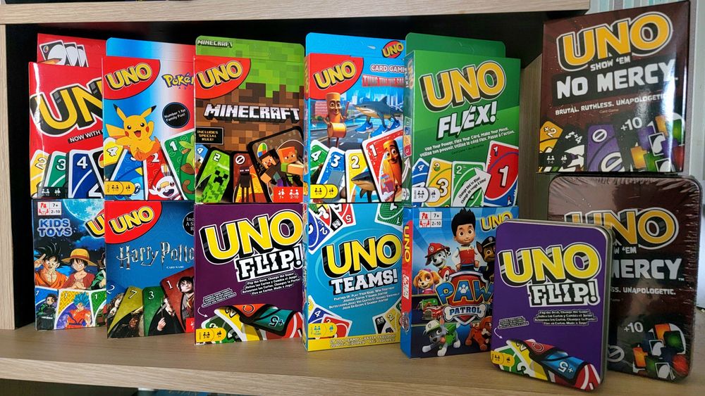 УНО, UNO No Mercy, Flip, HP, Teams, Фліп, Wild, Flex, Майнкрафт, Аніме