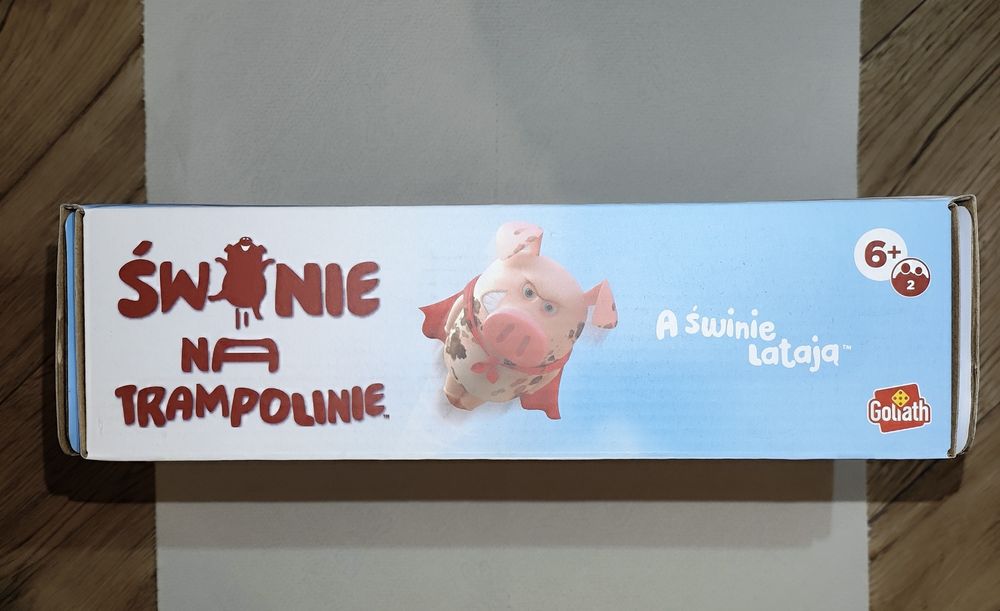 Świnie na trampolinie. Nowe. Idealne na prezent mikołajkowy