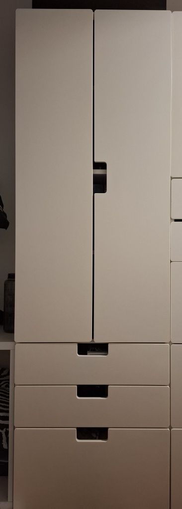 Meble Ikea Stuva szafa komoda szuflady półki biały różowy zielony