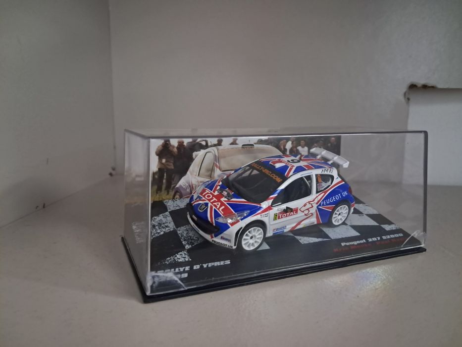 Kris Meeke/Paul Nagle peugeot 207 s 2000 rally ypres 2009 1:43