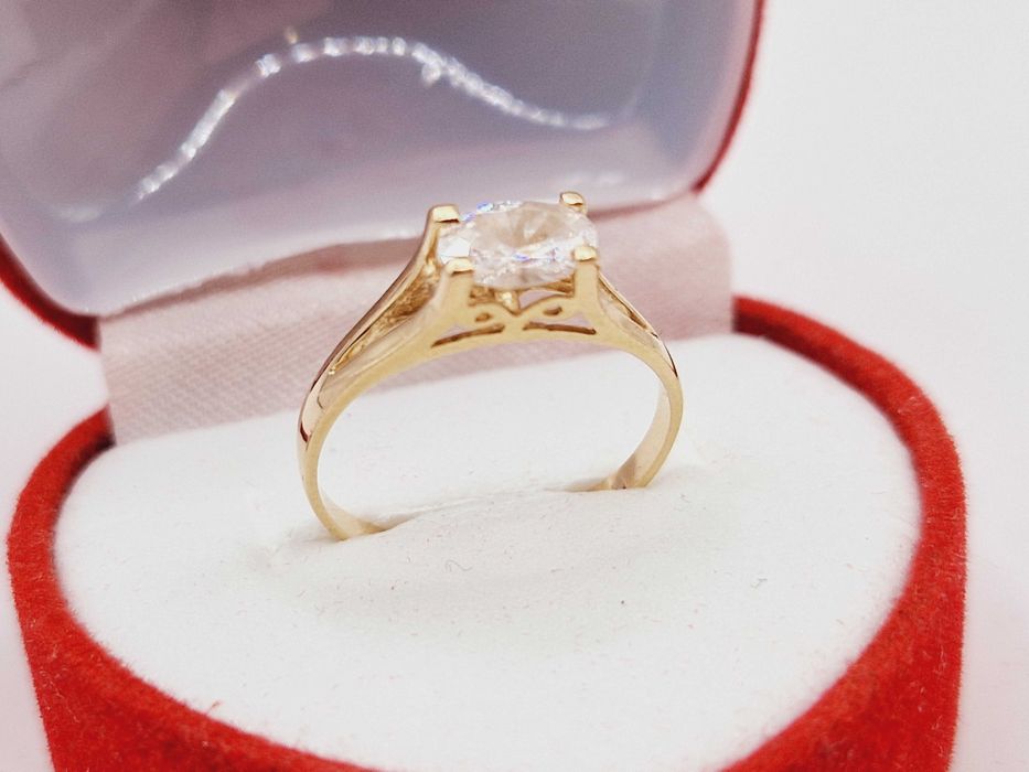 Jak NOWY! Złoty Pierścionek pr.585 (14K)