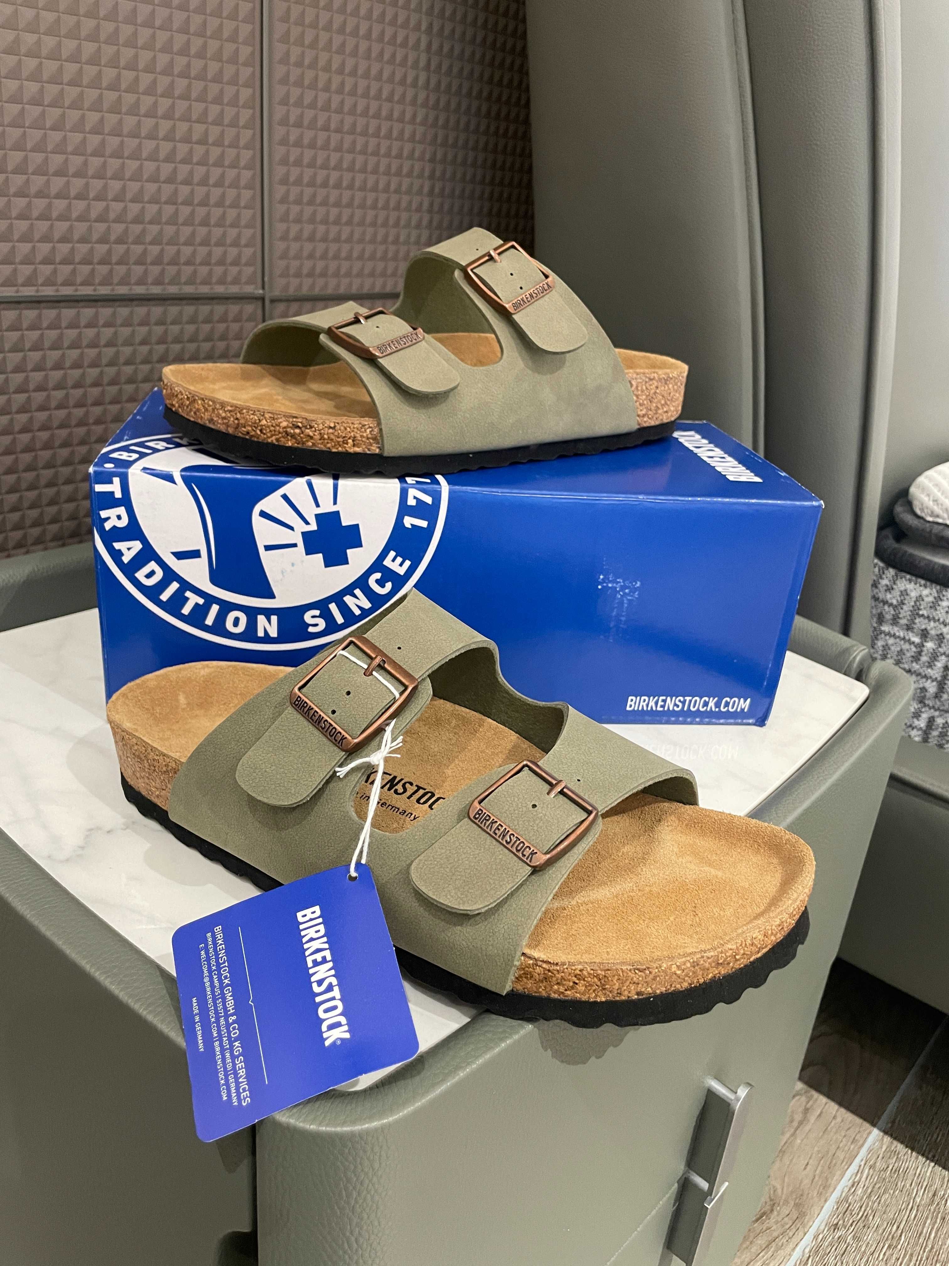 Nowe buty. Birkenstock Arizona Light Green (Jasnozielony), Rozmiar 38
