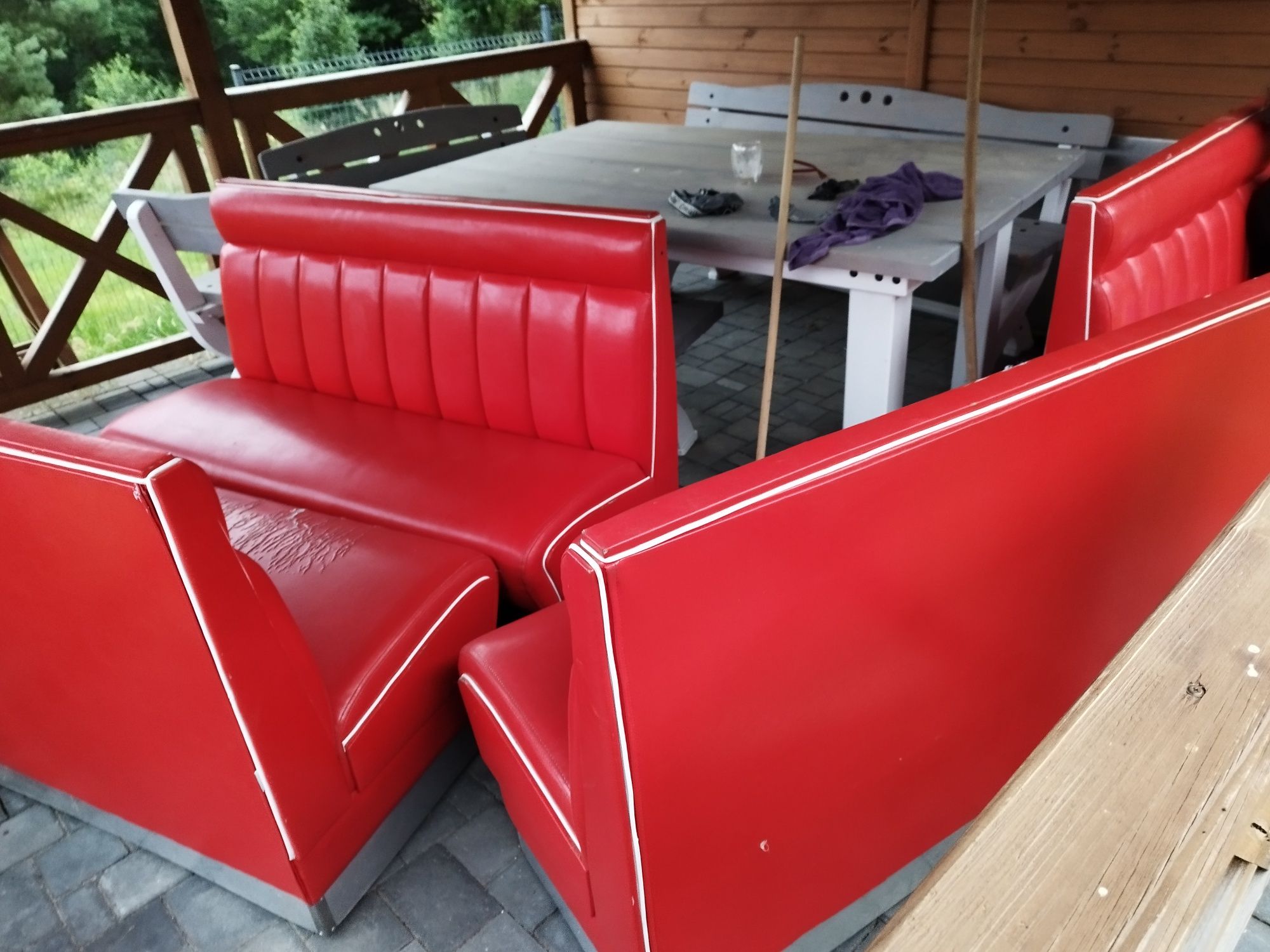 Sofa/Kanapa eko skóra gastro