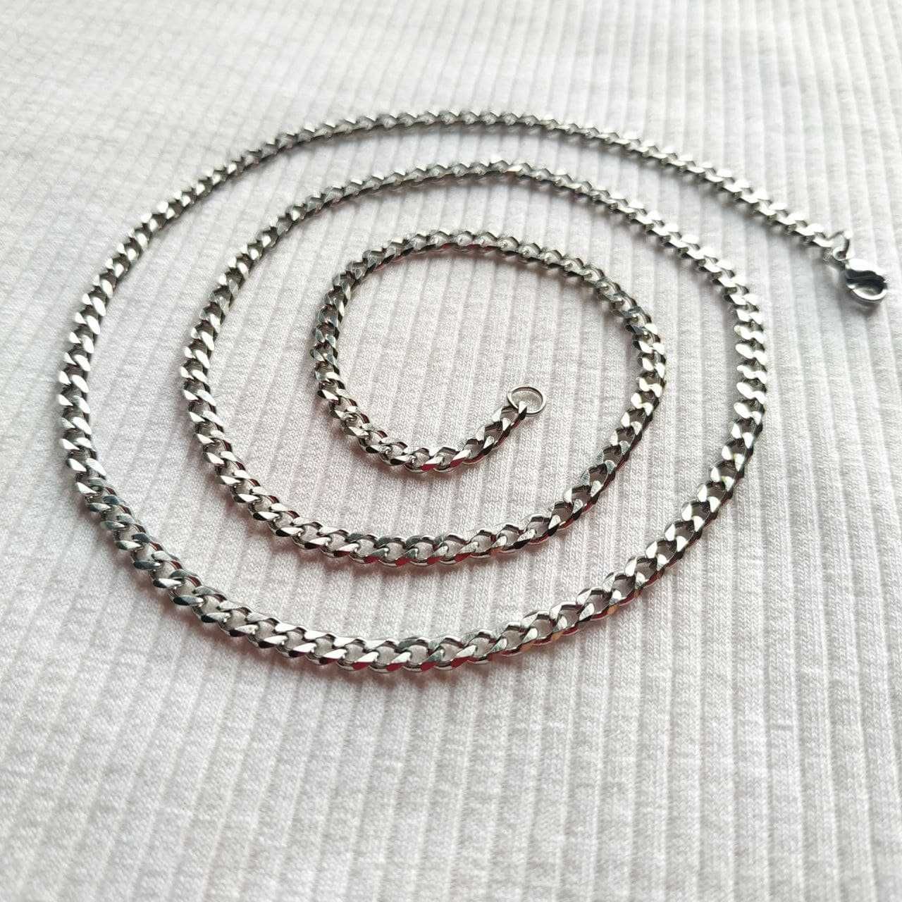 Цепочка из нержавеющей стали Steel Braiding. 4мм*56см