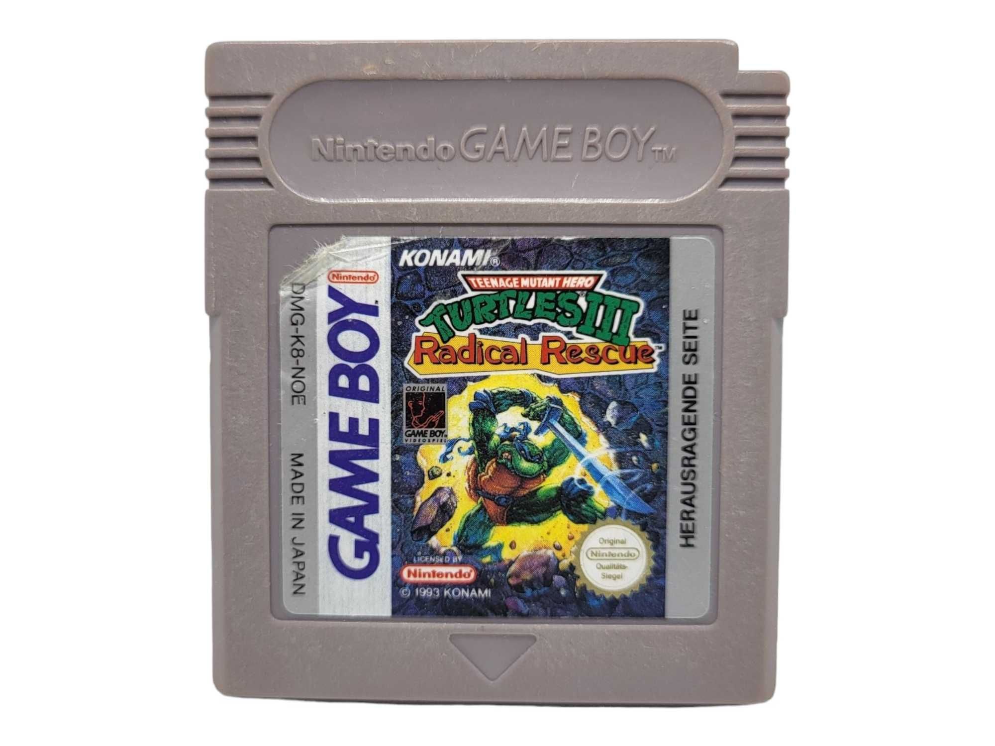 Teenage Mutant Hero Turtles III 3 Game Boy Gameboy Classic