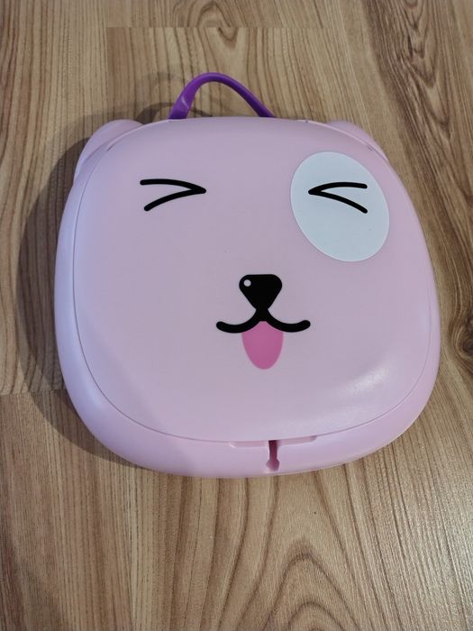 Nocnik turystyczny różowy składany