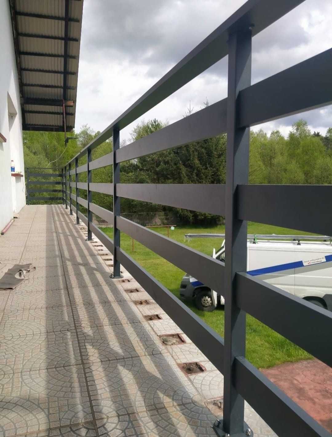 Barierki balustrady aluminiowe balkony balkonowe ze stali nierdzewnej