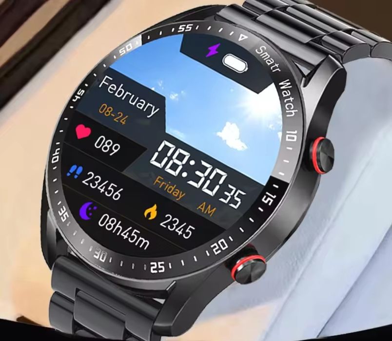 Smartwatch 2 pulseiras Preto