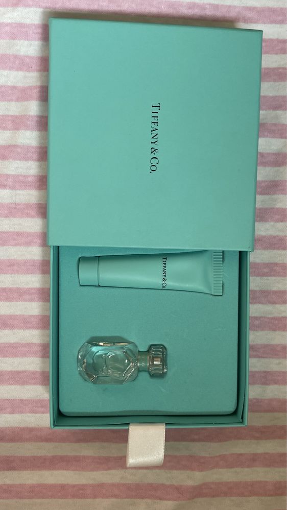 Tiffany&coo. Zestaw perfumy i balsam travel size