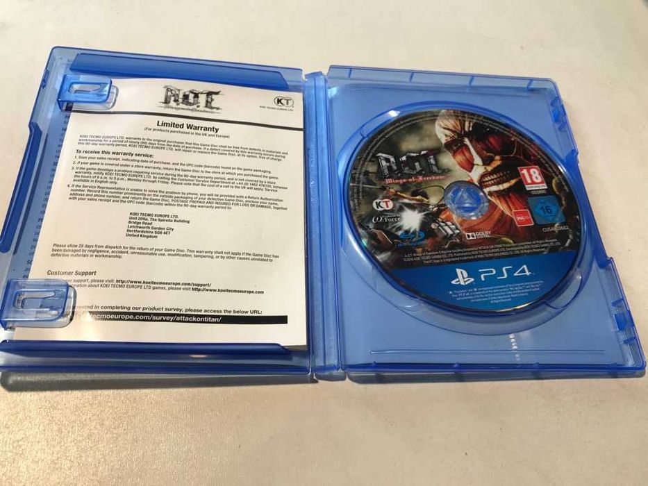 AOT Attack On Titan Wings Of Freedom PS4 Sklep Irydium