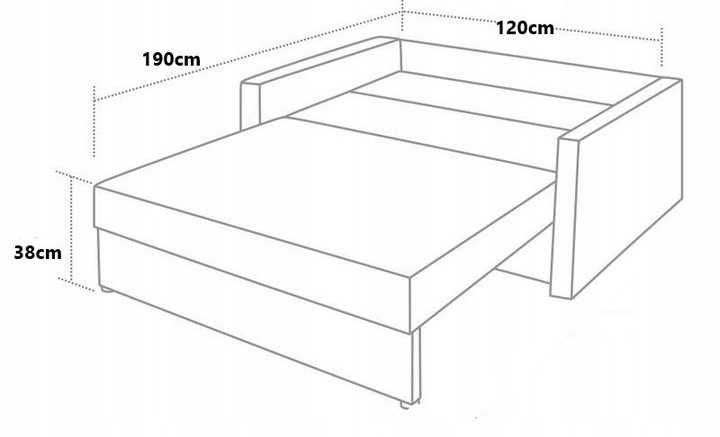 Amerykanka sofa rozkładana z funkcja spania DARMOWA DOSTAWA