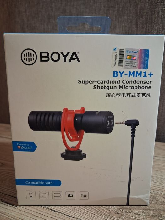 Мікрофон для телефону і камери BOYA BY-MM1