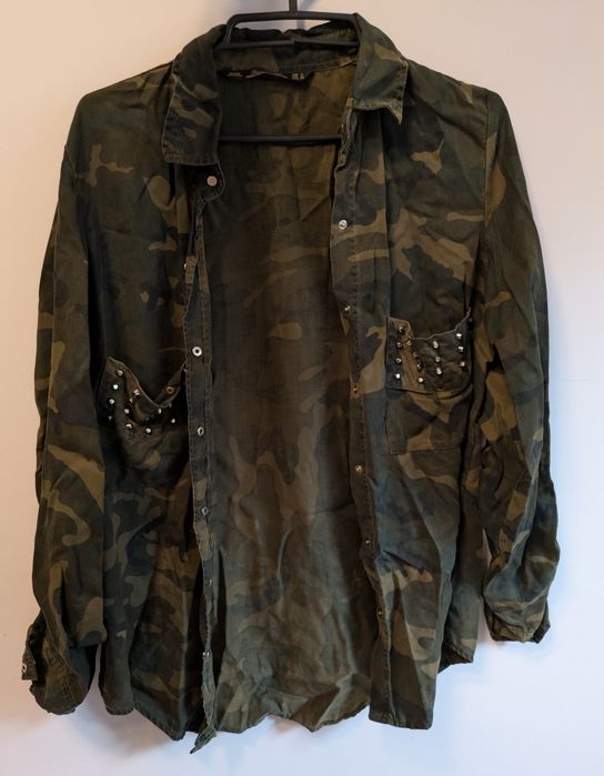 Zara koszula moro S damska