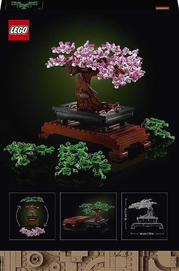 LEGO Creator 10281 Drzewko Bonsai, Kwiaty 2 kolory DARMOWA WYS 24H