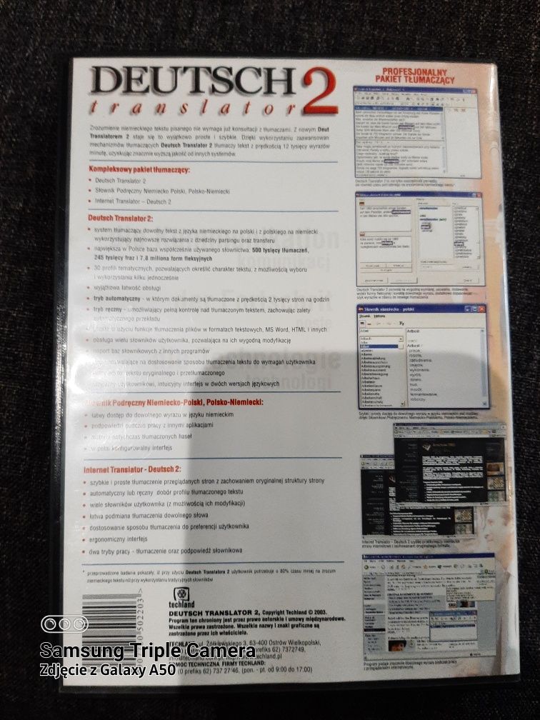Tłumacz komputerowy Deutsch translator 2