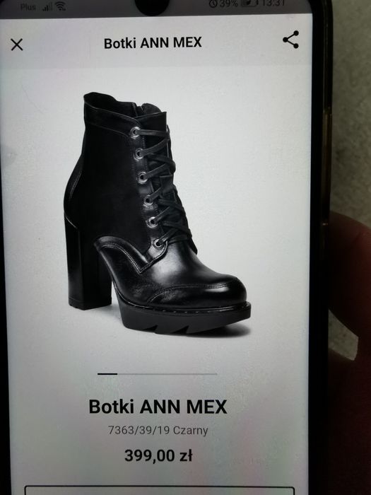 Nowe buty damskie Ann Mex rozmiar 37