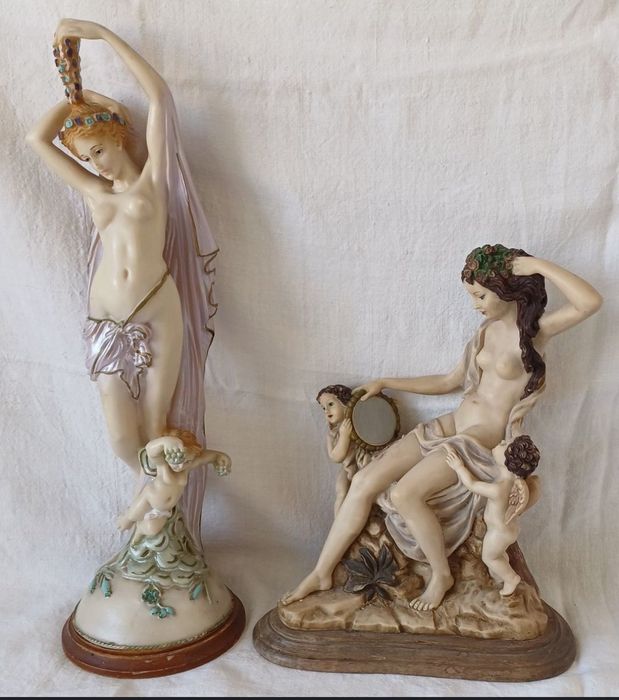 Esculturas antigas Altura máxima 48cm