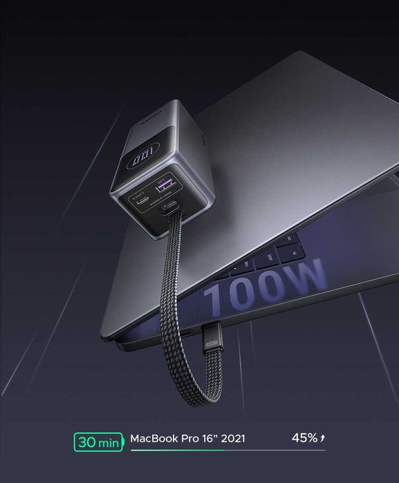 Павербанк UGREEN PB723 Nexode 20000mAh 130W with Built-in USB-C