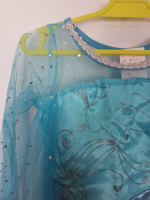 Sukienka przebranie Elsa Kraina Lodu rozmiar 110 cm G330