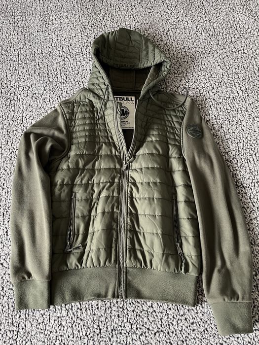 Kurtka Jesienna PitBull khaki z kapturem
