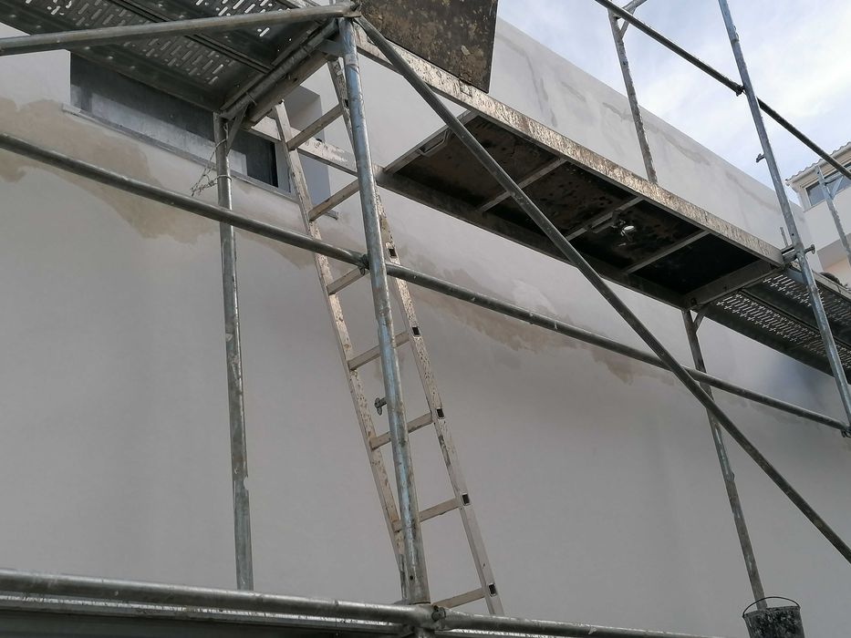 aluguer de andaimes e pintura exterior