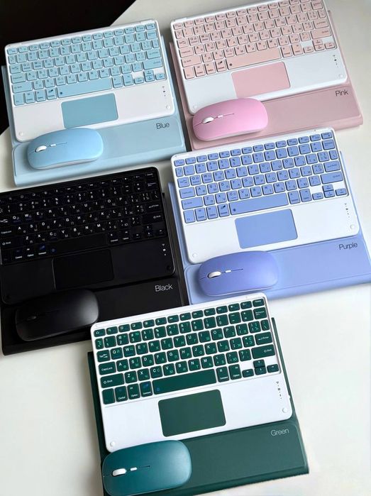 Чохол з мишкою та клавіатурою iPad 9.7 10.2 10.9 11 12.9 чехол айпад