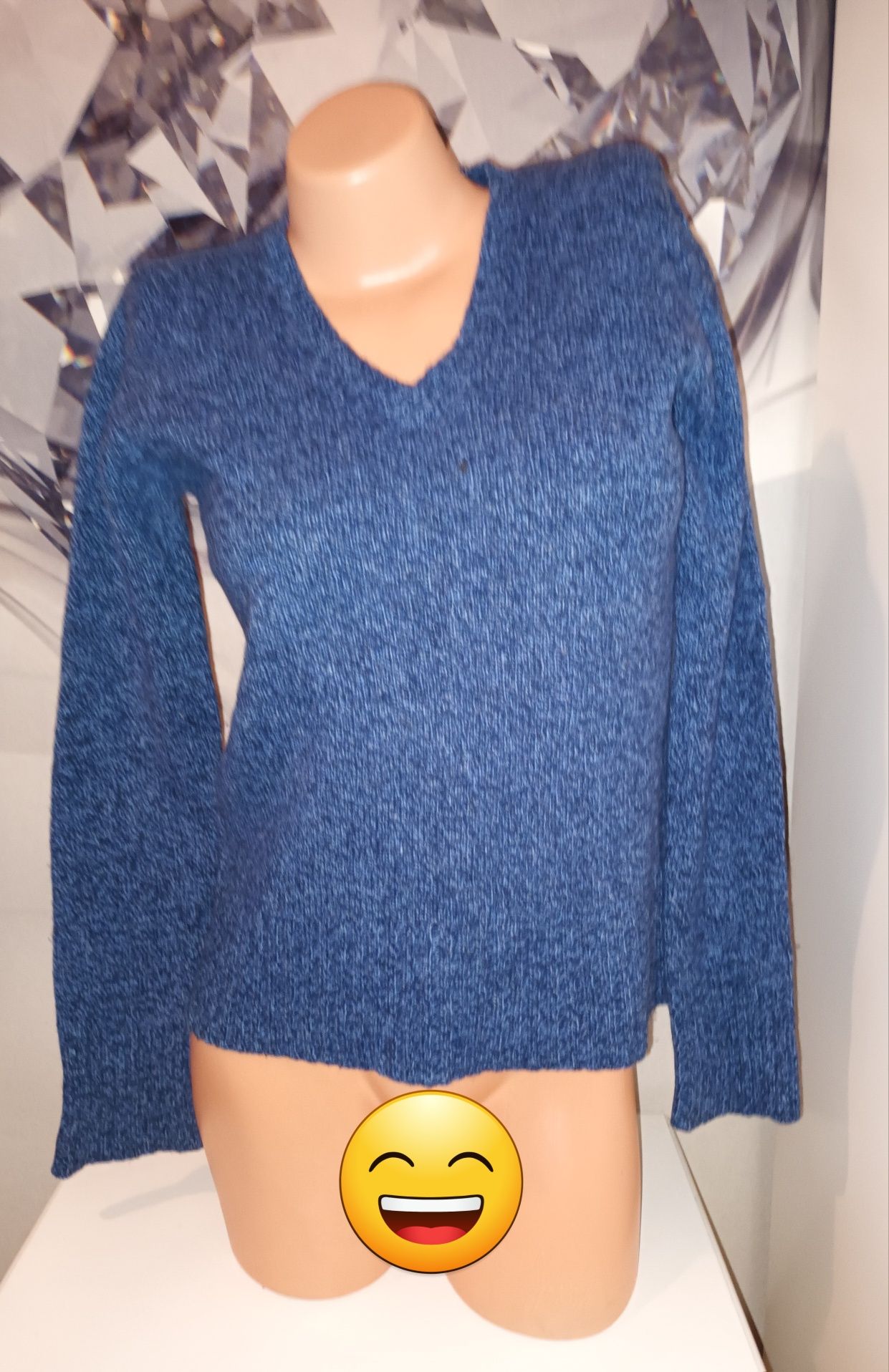 Sweter z wełny Lana Camaieu .