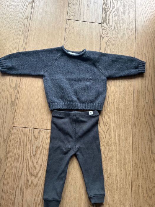 Zestaw ubranek : dresy i sweterki rozmiary 62-68 H&M/Zara + kombinezon