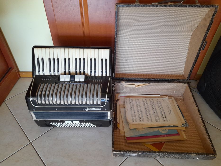 Akordeon 80 basowy z walizką