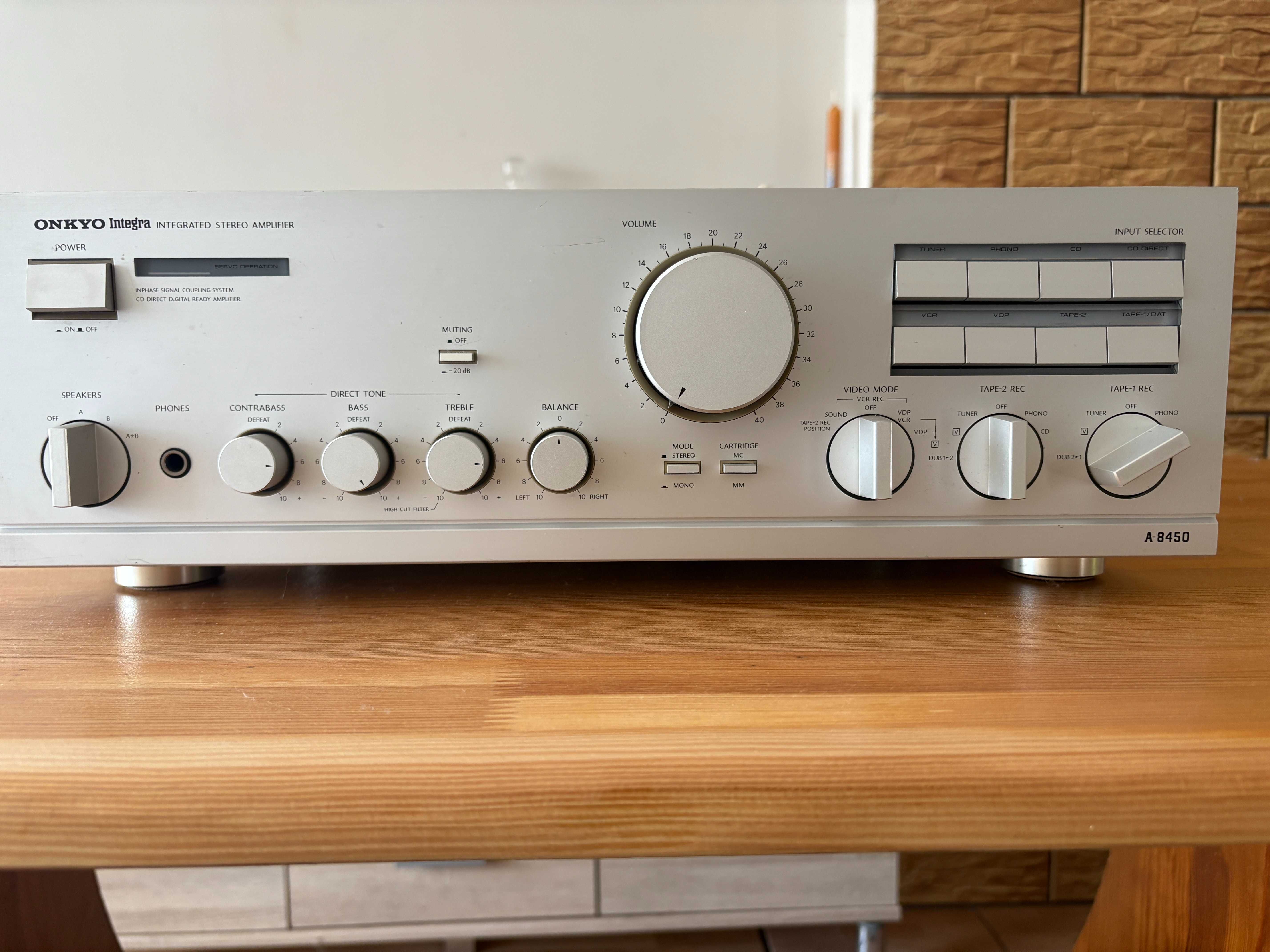 Onkyo Integra A8450 – Wzmacniacz stereo klasy premium