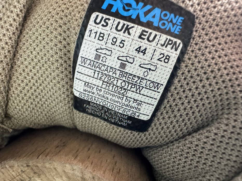 Оригінал Розмір 44 Кросівки Hoka One One Anacapa Breeze Low Взуття