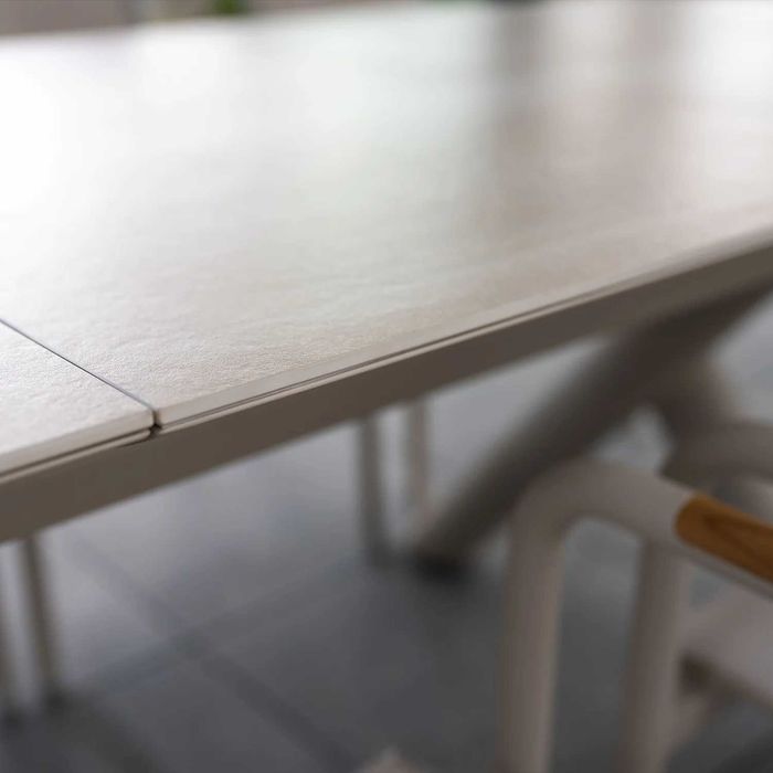 -40% Zestaw mebli ogrodowych ZUMM: LUMO 180 - 240 cm mokka